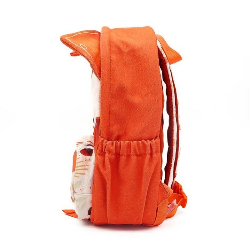Zaino volpe per bambini in formato A4 realizzato in cotone